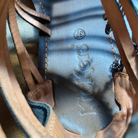 Gladiator Sandal “ Kickers Lilou”Women’s Size 37 Preowned (used a few times) - Picture 8 of 8